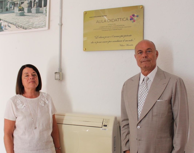 rebibbia cyber security foundation dona un aula didattica per la formazione dei detenuti da Iltempo.it rebibbia cyber security foundation dona un aula didattica per la formazione dei detenuti