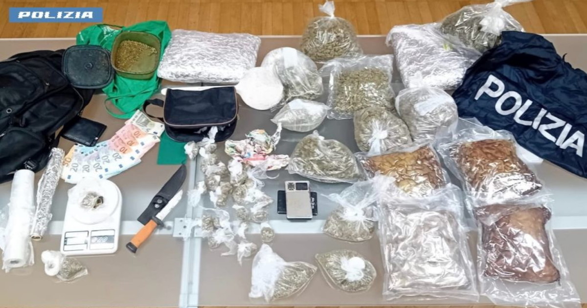 Spacciava in stazione, arrestato a Roma 22enne con 7 Kg di droga