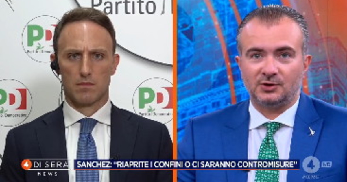 4 di Sera, Molinari zittisce Sanchez: “Fa polemica con l'Italia per serrare i ranghi”