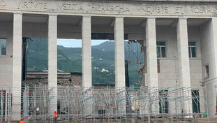 Bolzano, ci sono cinque indagati per il crollo del tribunale