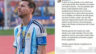 Messi, lettera commovente al padre scomparso. E medita il ritiro: Non so se continuerò