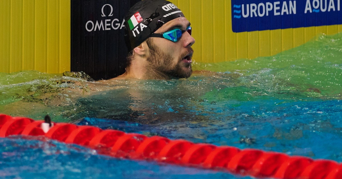 Ceccon bronzo nei 200 dorso agli Europei di Parigi