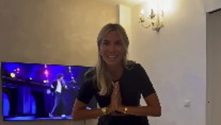 Noemi Bocchi a Ballando, il video con Totti: Ma che stai a fa'?