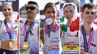 Marcia nella storia: cinque medaglie, per Fiorini e Stano oro e record