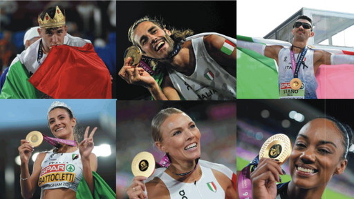 Europei di atletica, Italia d'oro zecchino: finiamo in testa al medagliere