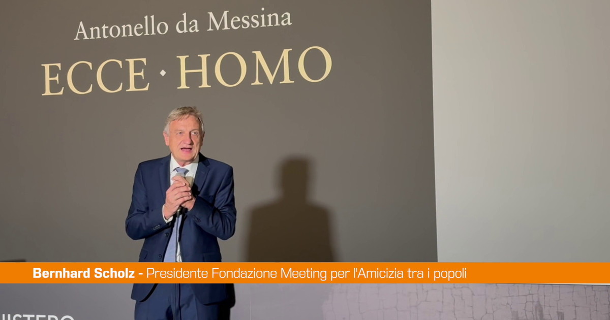 Meeting Rimini, Scholz "Grati per l'esposizione dell'Ecce Homo"