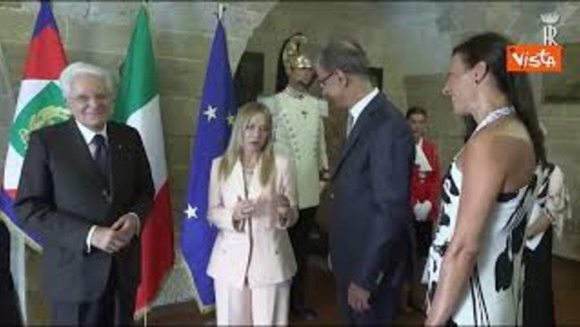 mattarella e meloni accolgono delegazioni straniere ai giochi del mediterraneo a taranto da Iltempo.it mattarella e meloni accolgono delegazioni straniere ai giochi del mediterraneo a taranto