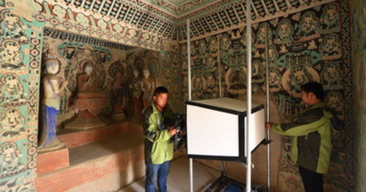 cina restauratori al lavoro per preservare le grotte di mogao da Iltempo.it cina restauratori al lavoro per preservare le grotte di mogao