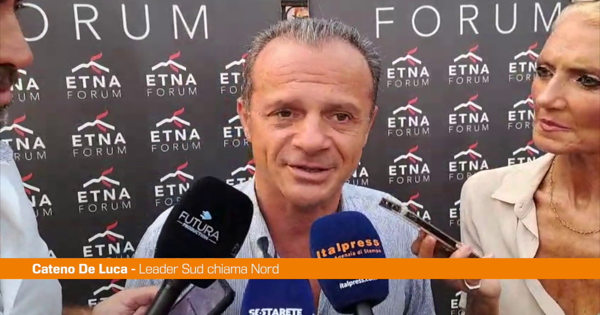 De Luca "Schifani nervoso, Sicilia in fondo alle classifiche di vivibilità"