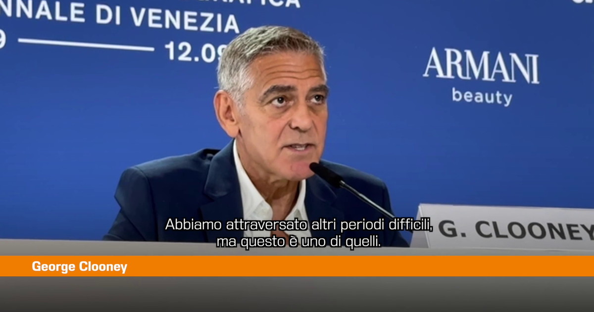 Venezia, Clooney "Usa guidati da persone incapaci"