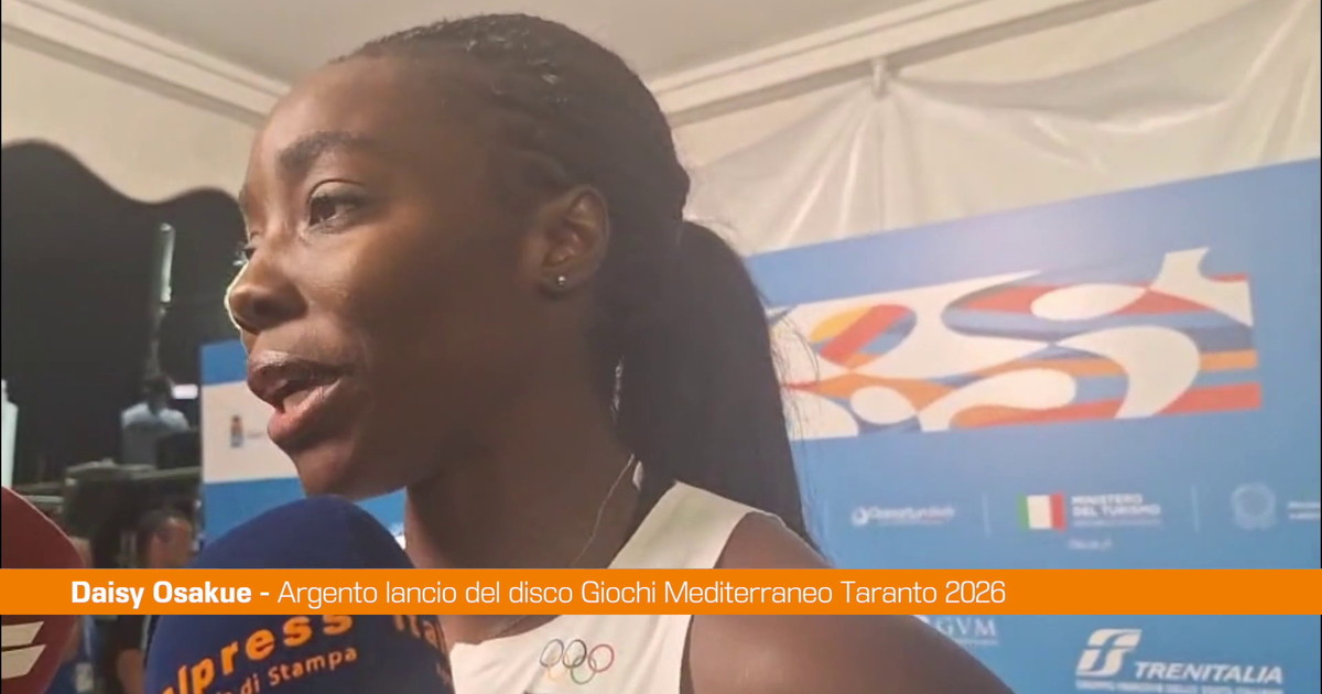 Giochi Mediterraneo, Osakue argento nel disco “Mi sento atleta e donna diversa"