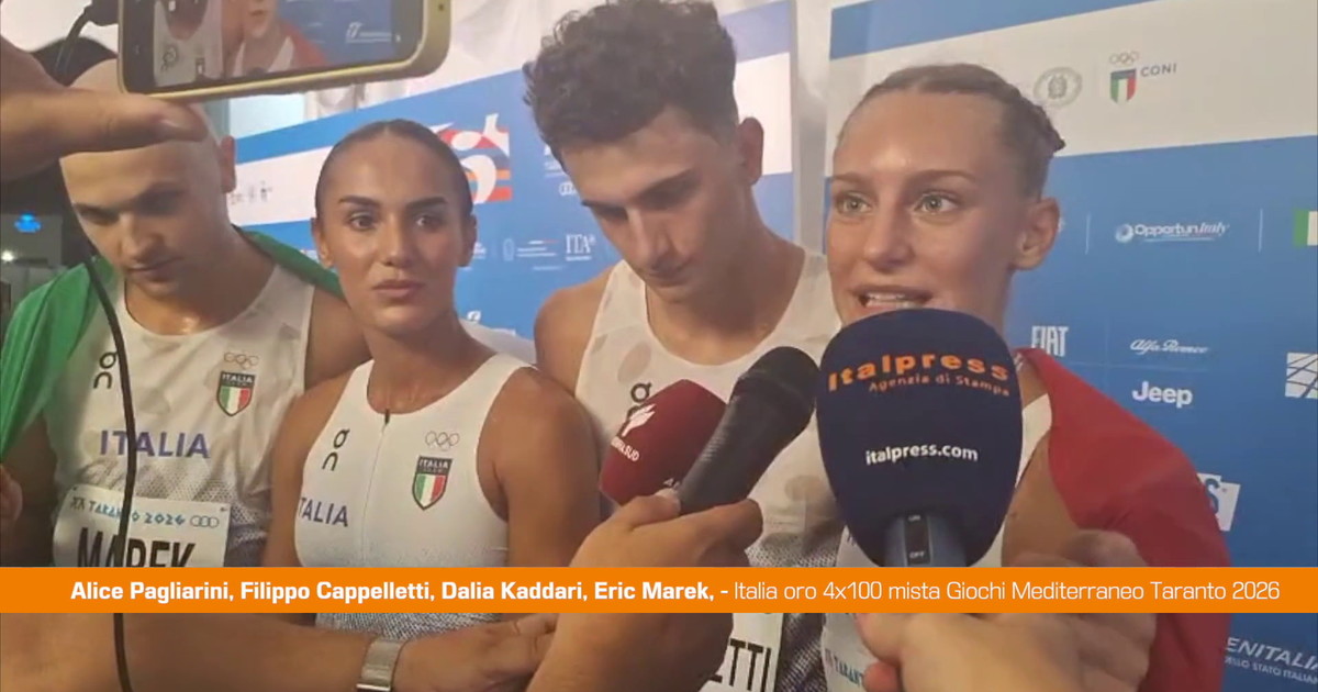 Giochi Mediterraneo, staffetta 4x100 mista d'oro "Siamo i re del Mediterraneo"