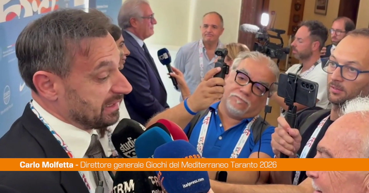 Giochi del Mediterraneo, Molfetta “Numeri importanti, risposto alle critiche"