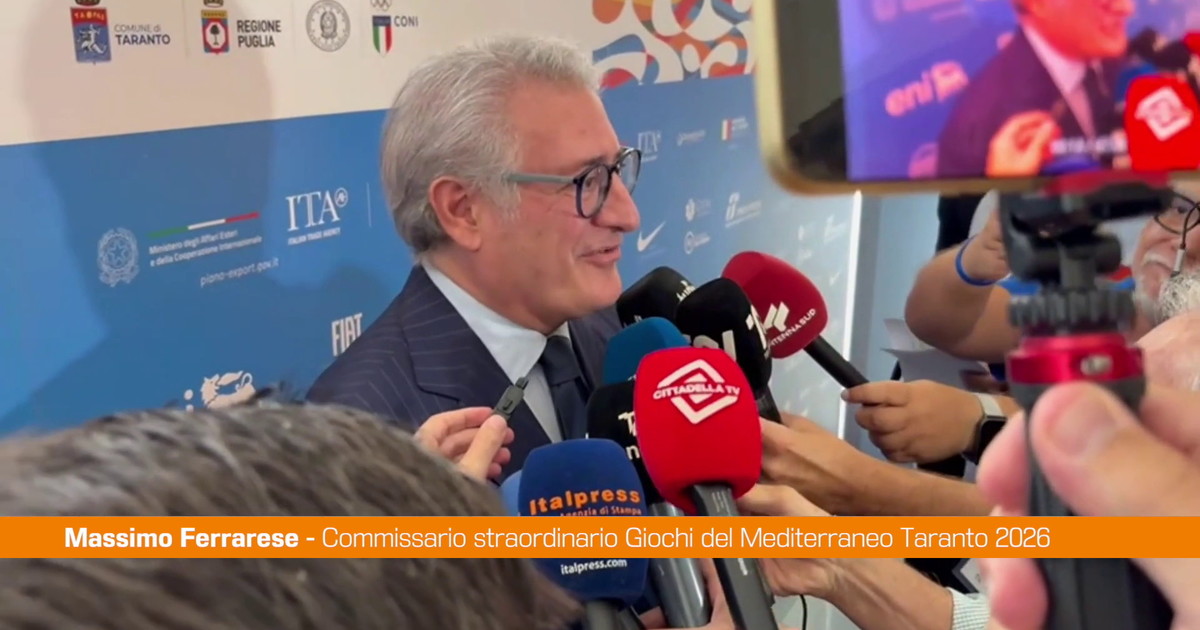 Giochi Mediterraneo, Ferrarese "Partiti in ritardo, ma fatto numeri importanti"