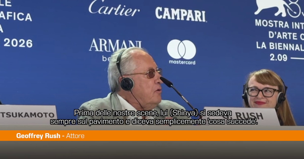 Venezia, Rush "Con Tsukamoto ho sperimentato la potenza della semplicità"
