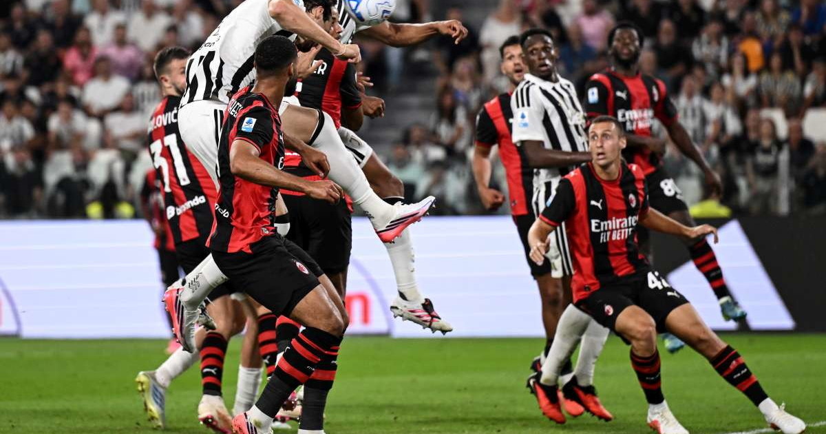una perla di cisse e un incornata di gatti nel recupero juve milan 1 1 da Iltempo.it una perla di cisse e un incornata di gatti nel recupero juve milan 1 1