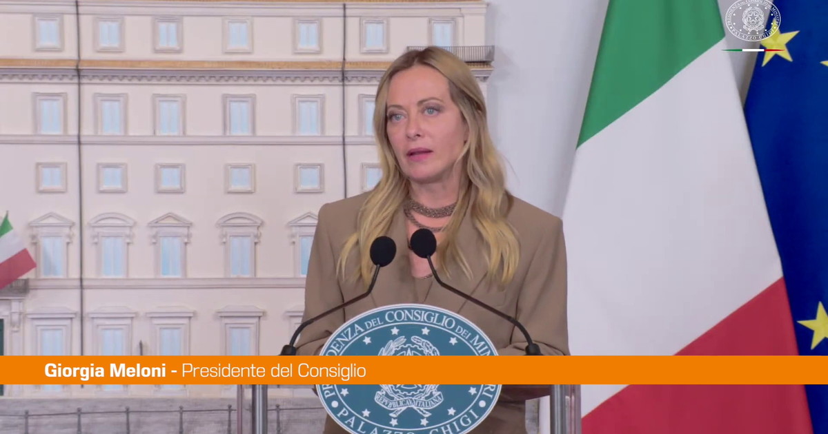 Meloni "Schengen si preserva solo difendendo confini esterni Ue"