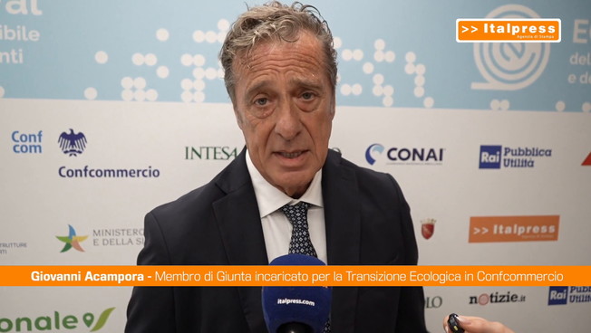 Acampora (Confcommercio) 'La transizione ecologica passa da gesti quotidiani'