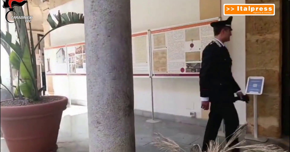 Traffico illecito di beni culturali, operazione dei Carabinieri a Palermo