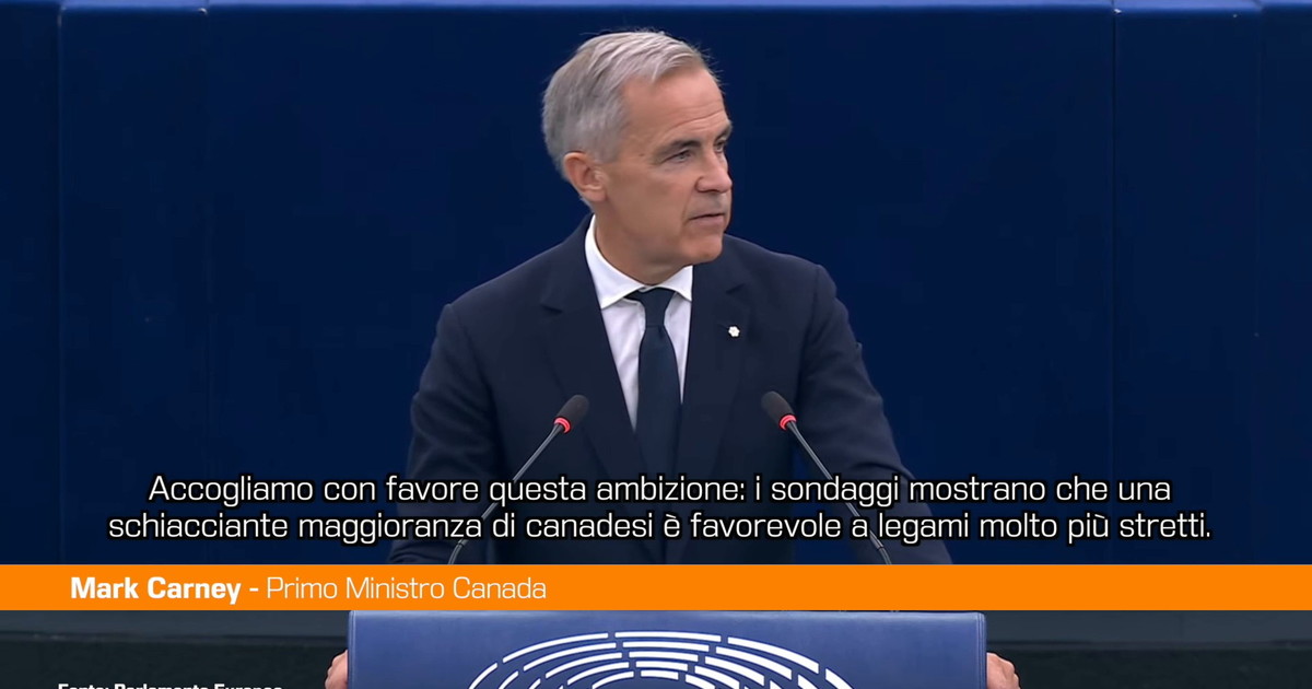 Ue-Canada, Carney "Costruiamo un'alleanza per il futuro"