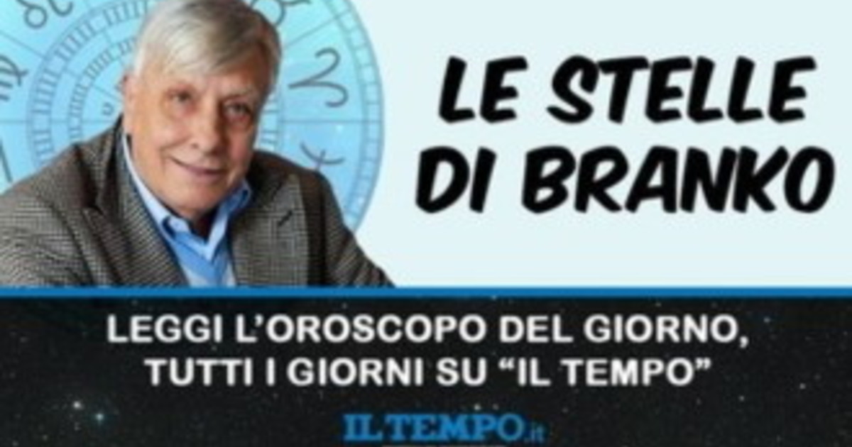 le stelle di branko ecco le previsioni di venerd236 18 settembre da Iltempo.it le stelle di branko ecco le previsioni di venerd236 18 settembre