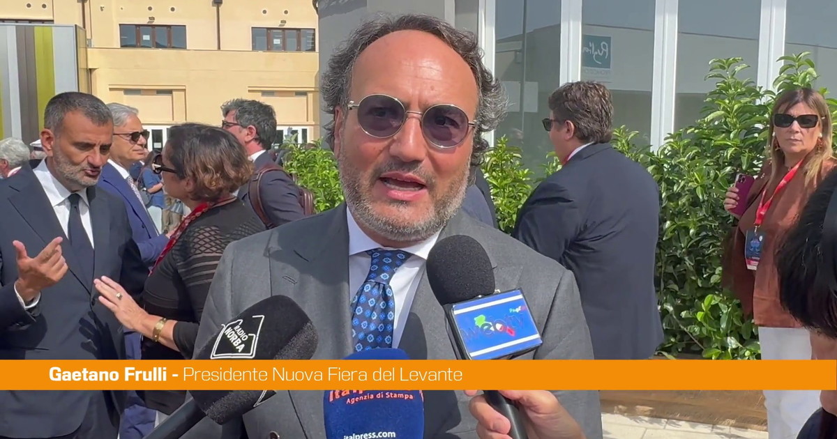Fiera del Levante, Frulli "Creiamo infrastruttura pronta per sfide del futuro"
