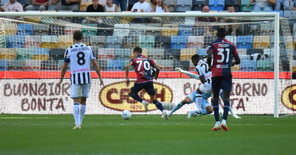 Maldini ancora a segno, il Cagliari vince a Udine e vola alto