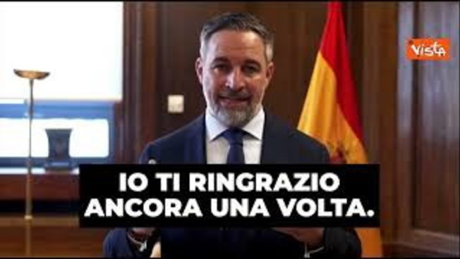 messaggio di santiago abascal leader spagnolo di vox a pontida viva l europa delle nazioni libere da Iltempo.it messaggio di santiago abascal leader spagnolo di vox a pontida viva l europa delle nazioni libere