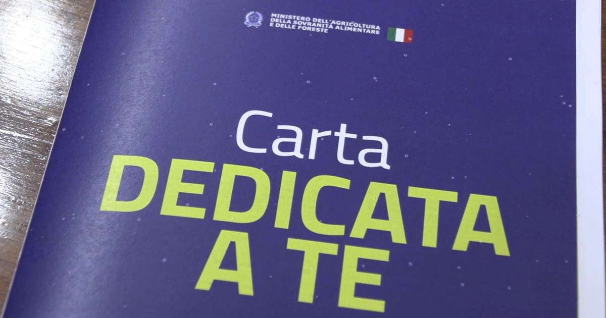 Torna la "Carta Dedicata a Te", 1000 euro a oltre 1,1 milioni di famiglie