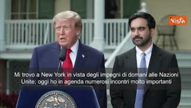 Trump incontra il sindaco Mamdani: Amo New York e lui la rappresenta