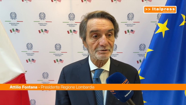Usa-Italia, Fontana 'Rafforzare i rapporti con accordi concreti'