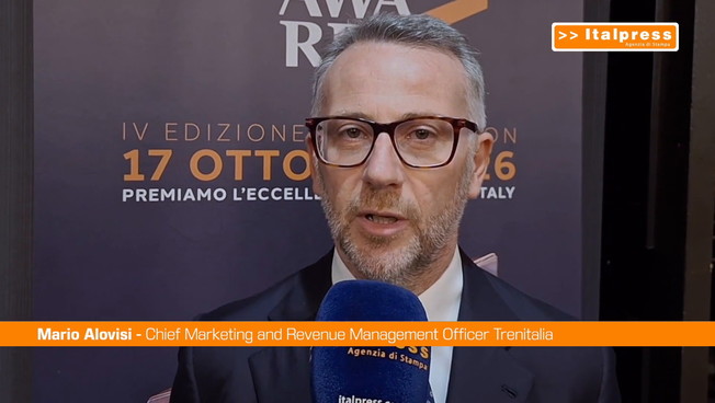 Italpress Awards, Alovisi (Trenitalia) 'Un piacere essere presenti'