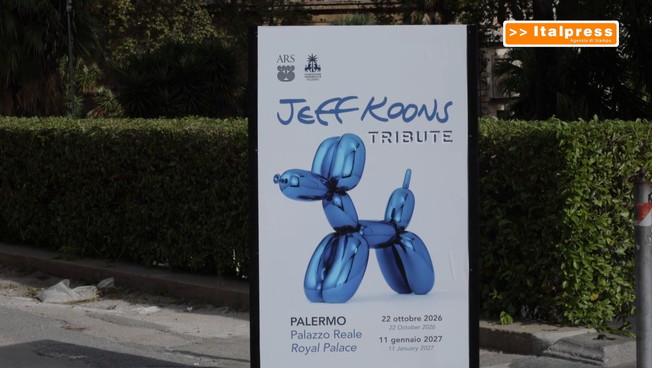 L'universo di Jeff Koons a Palermo con un tributo d'eccezione a Palazzo Reale