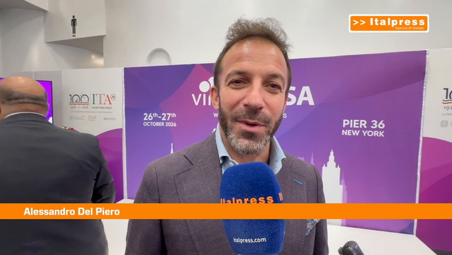 Vinitaly.Usa a New York, Del Piero 'Preferisco il vino italiano'