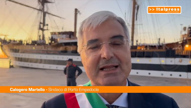 L'Amerigo Vespucci approda a Porto Empedocle, il sindaco 'Motivo di orgoglio'