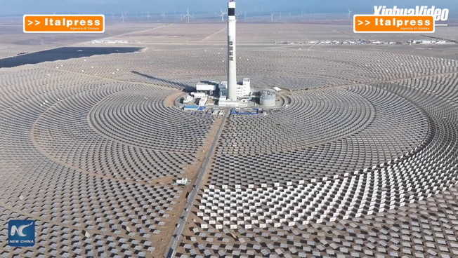 Cina, prende forma il progetto solare con accumulo termico da 1.500 MW