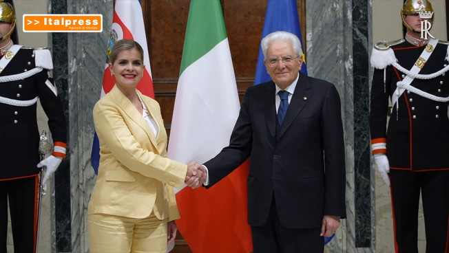 Mattarella riceve la presidente del Costa Rica, 'Lunga amicizia'